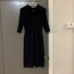 Denver Hayes Black Sweater Dress